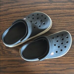 Kids Black Crocs Clogs
